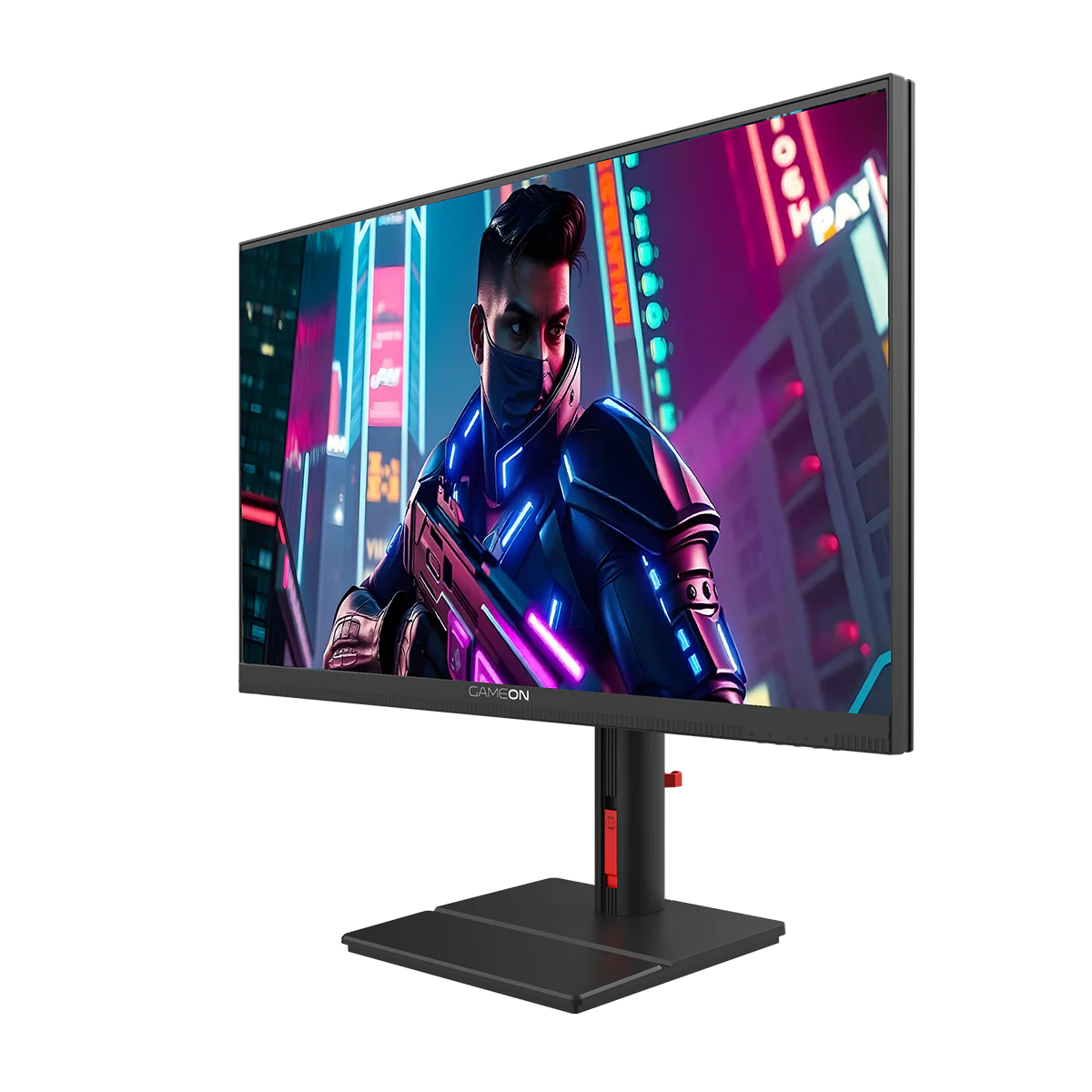 شاشة ألعاب GAMEON GOML27QHD240IPS Midnight Signature Series مقاس 27 بوصة QHD، 240 هرتز، MPRT 0.5 مللي ثانية، HDMI 2.1، شاشة IPS Mini LED سريعة - أسود