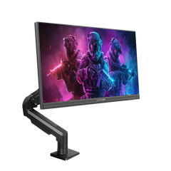 شاشة ألعاب GAMEON GOM24FHD190IPSX Midnight Pro X Series مقاس 24 بوصة FHD، 190 هرتز، MPRT 0.5 مللي ثانية، IPS سريعة (تدعم PS5) مع حامل - أسود