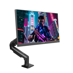 شاشة ألعاب GAMEON GOM27FHD190IPSX Midnight Pro X Series مقاس 27 بوصة FHD، 190 هرتز، MPRT 0.5 مللي ثانية، شاشة IPS سريعة مع حامل - أسود