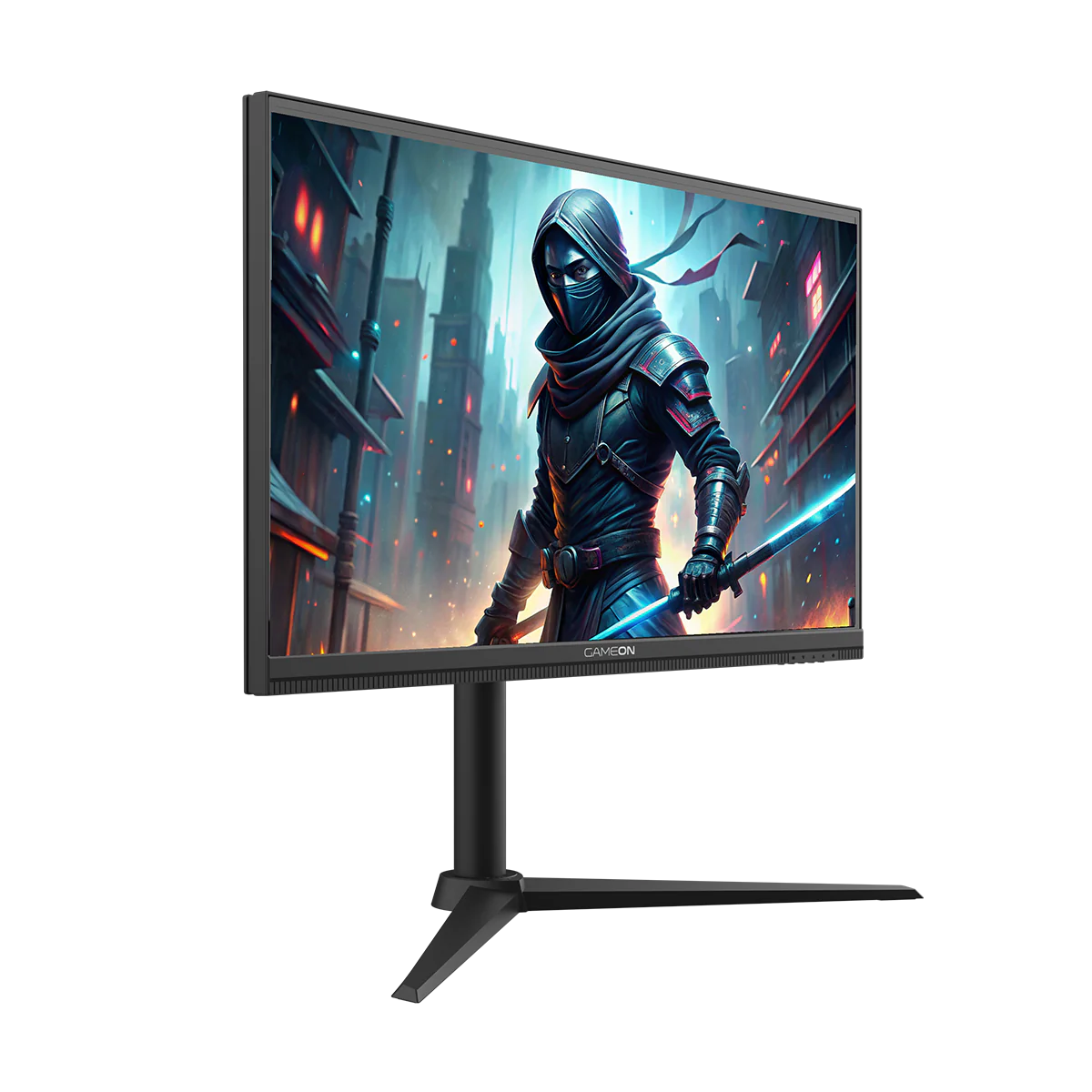 شاشة ألعاب GAMEON GOMP27FHD380IPS Midnight Pro Series مقاس 27 بوصة FHD، 380 هرتز، MPRT 0.5 مللي ثانية، HDMI 2.1، شاشة IPS سريعة - أسود