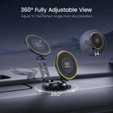 AOHI SuperAuto Foldable 360 Magnetic Wireless Car Charger with USB-C Cable