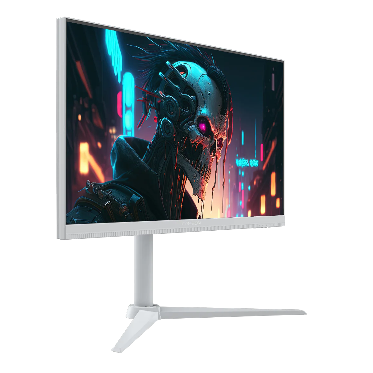 شاشة ألعاب GAMEON GOA27QHD180IPS Artic Pro Series مقاس 27 بوصة بدقة QHD، ومعدل تحديث 180 هرتز، ووقت استجابة 0.3 مللي ثانية، وشاشة IPS سريعة - بيضاء