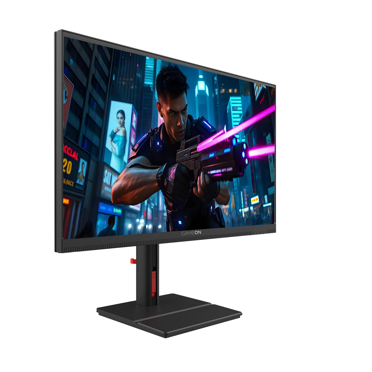 شاشة ألعاب GAMEON GOML27QHD180IPS Midnight Signature Series مقاس 27 بوصة QHD، 180 هرتز، شاشة IPS Mini LED سريعة - أسود