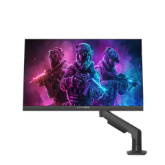 شاشة ألعاب GAMEON GOM24FHD190IPSX Midnight Pro X Series مقاس 24 بوصة FHD، 190 هرتز، MPRT 0.5 مللي ثانية، IPS سريعة (تدعم PS5) مع حامل - أسود