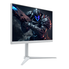 شاشة ألعاب GAMEON GOA27QHD240IPS Artic Pro Series مقاس 27 بوصة بدقة QHD وتردد 240 هرتز ووقت استجابة 0.3 مللي ثانية وشاشة IPS سريعة - بيضاء
