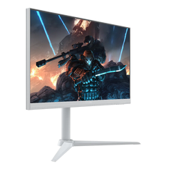 شاشة ألعاب GAMEON GOA27FHD190IPS Artic Pro Series مقاس 27 بوصة، بدقة FHD، ومعدل تحديث 190 هرتز، ووقت استجابة 0.5 مللي ثانية، وتقنية IPS سريعة - بيضاء
