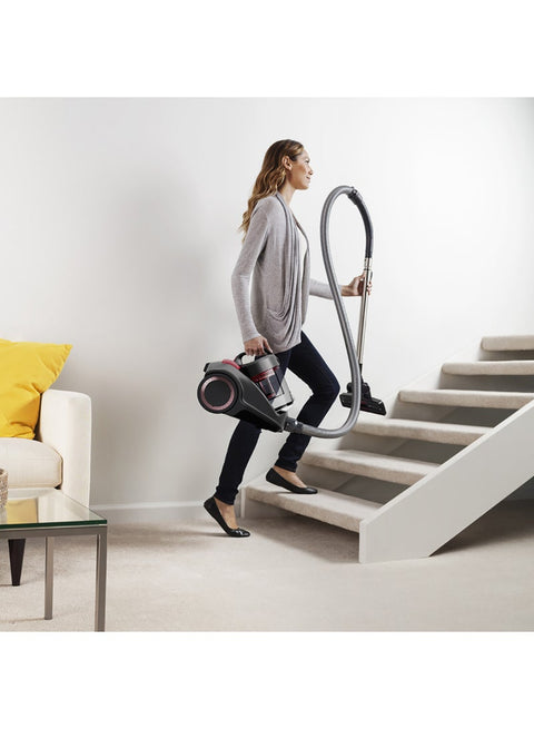 Hoover Power 6 Advanced Vacuum Cleaner, One Touch Easy Empty Bin, Single Cyclonic Technology