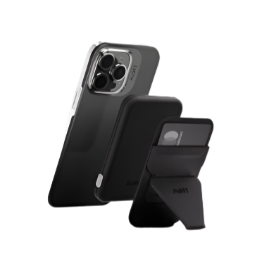 MOFT MD015-8-JTBK-1 MagSafe Battery Pack & Stand Set （Jet Black)