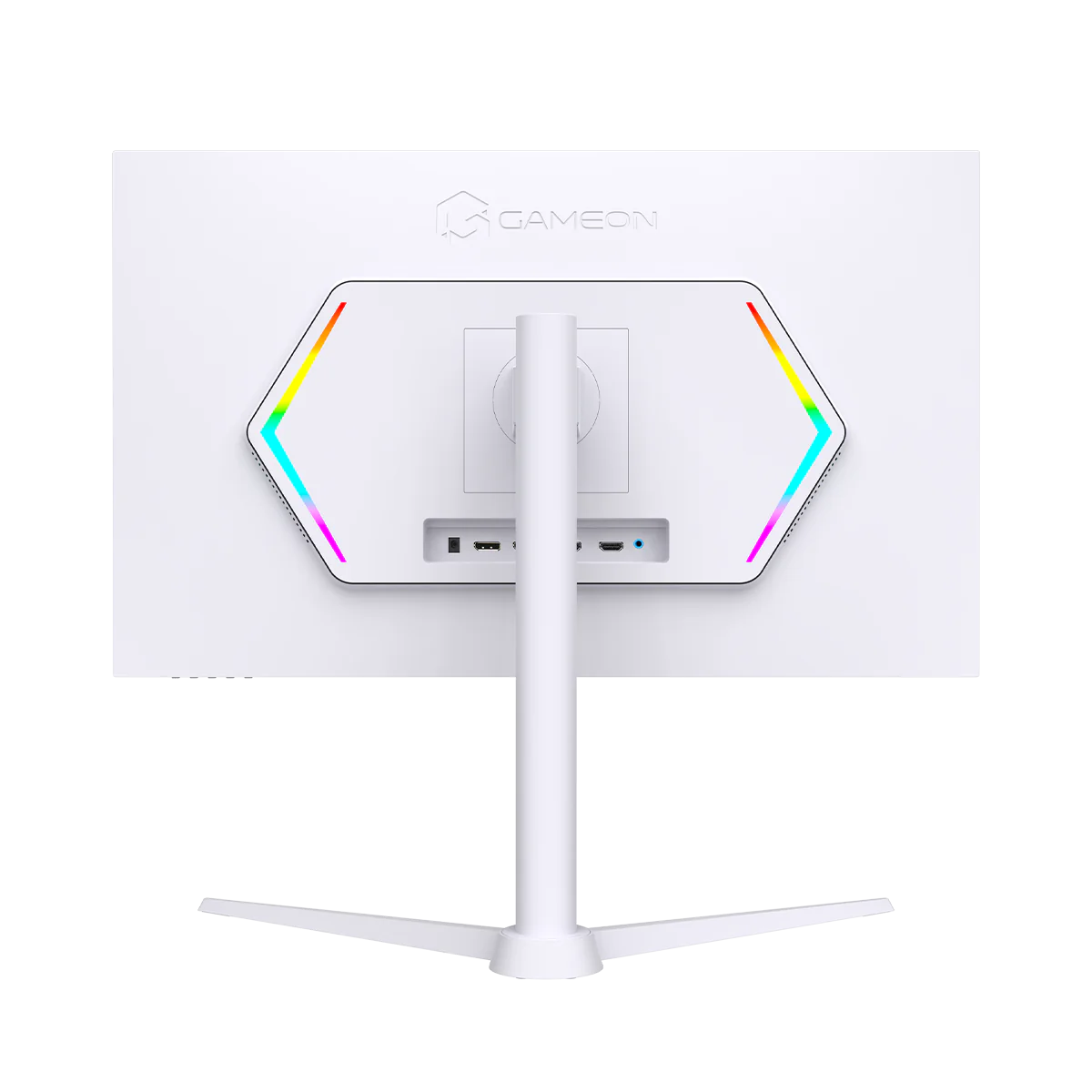 شاشة ألعاب GAMEON GOA27QHD240IPS Artic Pro Series مقاس 27 بوصة بدقة QHD وتردد 240 هرتز ووقت استجابة 0.3 مللي ثانية وشاشة IPS سريعة - بيضاء