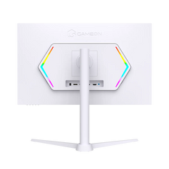 شاشة ألعاب GAMEON GOA27QHD240IPS Artic Pro Series مقاس 27 بوصة بدقة QHD وتردد 240 هرتز ووقت استجابة 0.3 مللي ثانية وشاشة IPS سريعة - بيضاء