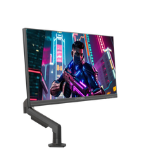 شاشة ألعاب GAMEON GOM27FHD190IPSX Midnight Pro X Series مقاس 27 بوصة FHD، 190 هرتز، MPRT 0.5 مللي ثانية، شاشة IPS سريعة مع حامل - أسود
