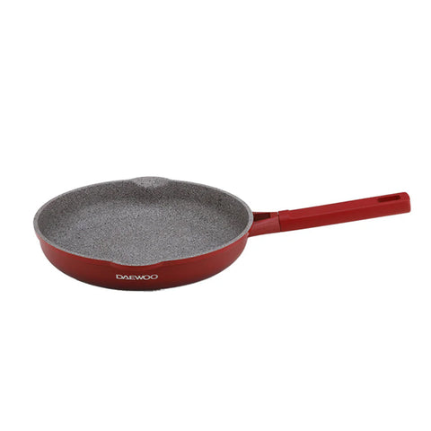Daewoo Granite Frying Pan 28 cm - Red/Black