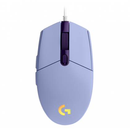 ماوس الألعاب Logitech G203 LIGHTSYNC RGB Lighting - أرجواني