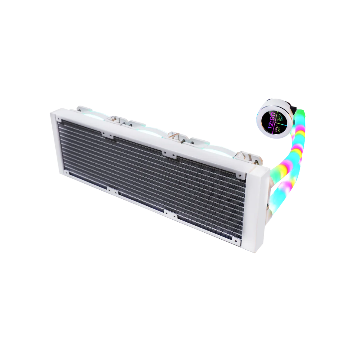 GAMEON KRAKEN N360 360mm LCD Display Liquid CPU Cooler With ARGB Tube - Black