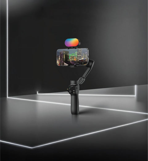 Porodo, velocam 3-AXIS Gimbal Stabilizer - Black