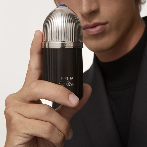 كارتييه عطر باشا دي إديشن نوار أو دو تواليت سيلفر إصدار محدود للرجال - 100 مل