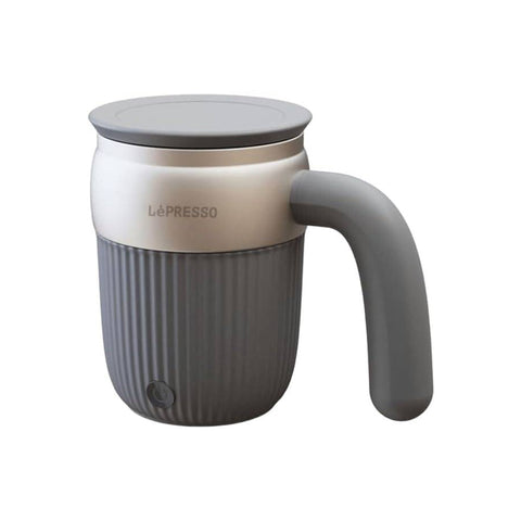 Lepresso Auto Magnetic Stirring Mug 450mL - Gray