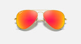 Ray-Ban RB3025 112/4D 58-14 Aviator Flash Lenses Sunglasses