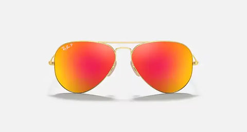 Ray-Ban RB3025 112/4D 58-14 Aviator Flash Lenses Sunglasses