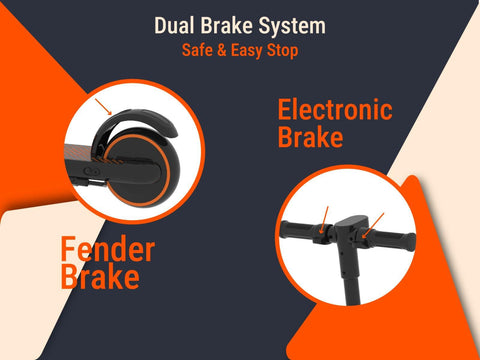 Porodo Lifestyle Kids Electric Scooter (130W, 14km/h, 8km Range, Ages 6–12)