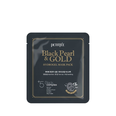 Black Pearl & Gold Hydrogel Mask