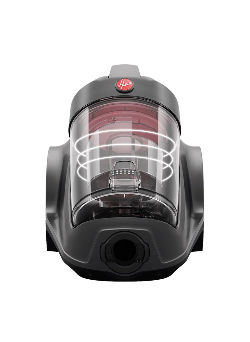 Hoover Power 6 Advanced Vacuum Cleaner, One Touch Easy Empty Bin, Single Cyclonic Technology