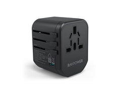 شاحن سفر Ravpower RP-PC1033 Pd Pioneer بقوة 20 واط و3 منافذ