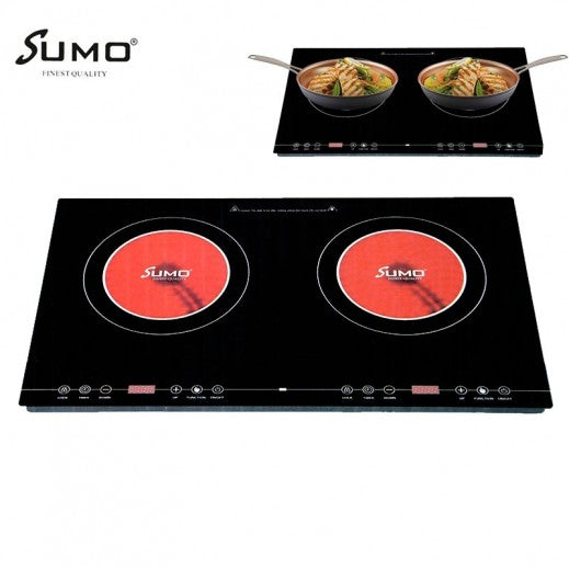 Sumo, 3000W Double Hot Plate Cooker with Cast Iron Plates (SM-875)