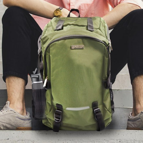 Polo Backpack Club Leader Soft Waterproof - 19 Inch - Green / Black