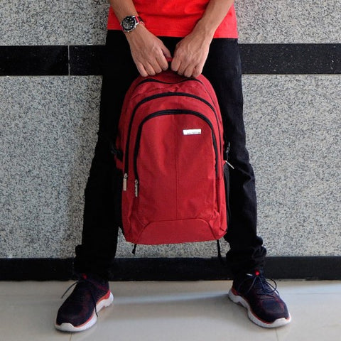 Polo Backpack Club Genius Soft  Waterproof - 19 Inch - Red
