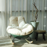 SOMA Nest Rocker Chair – Beige/Green