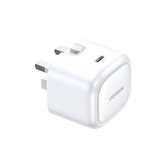 UGREEN Nexode 30W USB-C PD GaN Fast Charger UK -folding foot (White) CD305