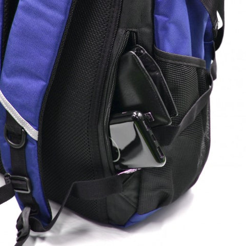 Polo Backpack Club Mission Soft Waterproof - 19 Inch - Blue Navy / Purple