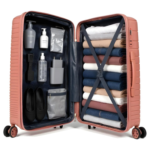 President, 4PC Set Polypropylene Luggage Set (32/28/24/20)"