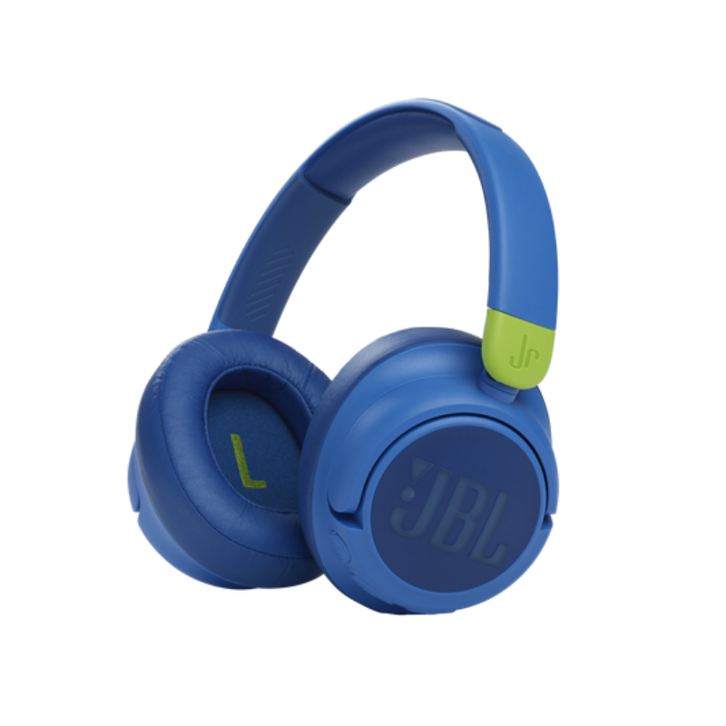 JBL JR460NC Wireless Bluetooth Headphones with Noise Cancelling - Blue