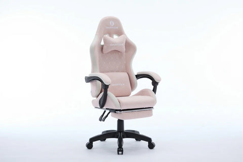 Oartex LD035 Fiber Gaming Chair - Pink & White