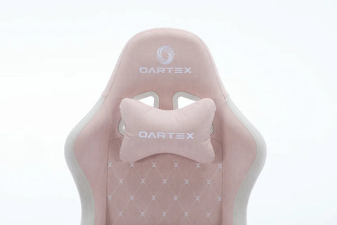 Oartex LD035 Fiber Gaming Chair - Pink & White