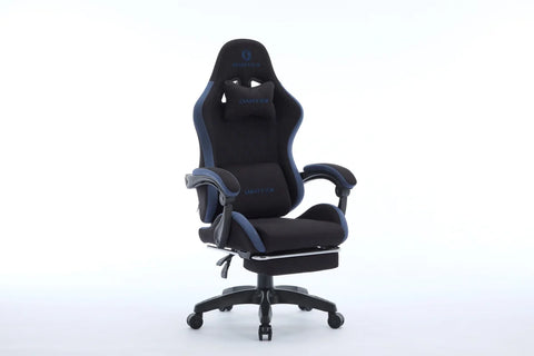 Oartex Model LD035 Fiber Gaming Chair - Black & Blue (Installation not included)