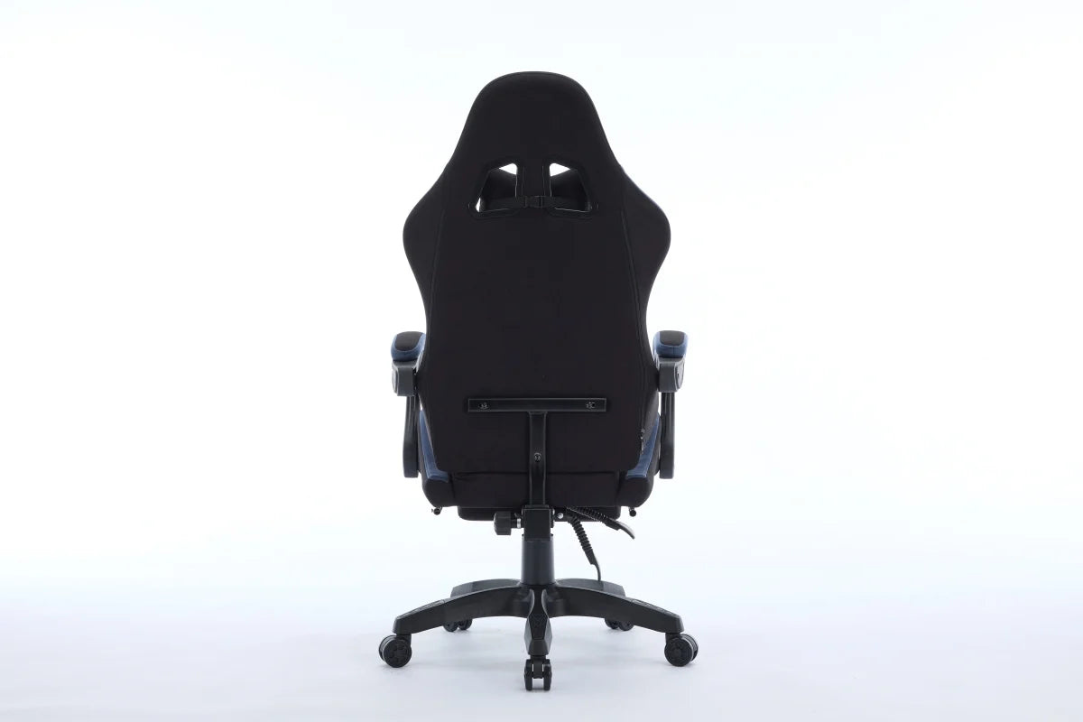 Oartex Model LD035 Fiber Gaming Chair - Black & Blue (Installation not included)
