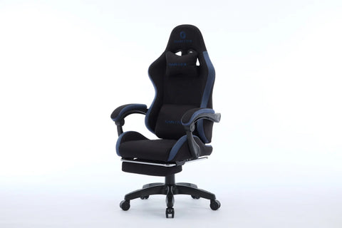 Oartex Model LD035 Fiber Gaming Chair - Black & Blue (Installation not included)