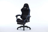 Oartex Model LD035 Fiber Gaming Chair - Black & Blue (Installation not included)