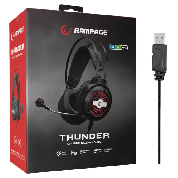 Rampage RM-K29 Desktop Speaker 1m Cable - Black