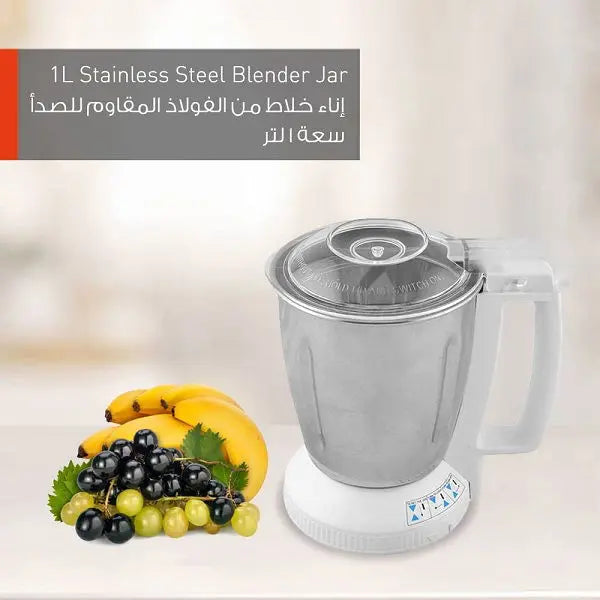 باناسونيك MX-AC210SWTZ، خلاط مطحونة مع وعاءين، 1000 واط
