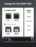 UGREEN USB-C to M.2 NGFF 5G Enclosure A TO C Cable 50cm