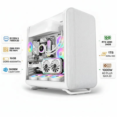 Custom Gaming PC Intel Core Ultra 5 245KF, RTX 5060 Ti 16GB, 16GB DDR5 6000MT/s RAM, 1TB SSD, Windows 11 Pro