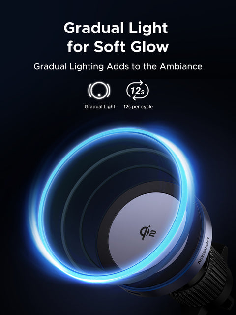 UGREEN W708, Magnetic Car Wireless Charger 15W