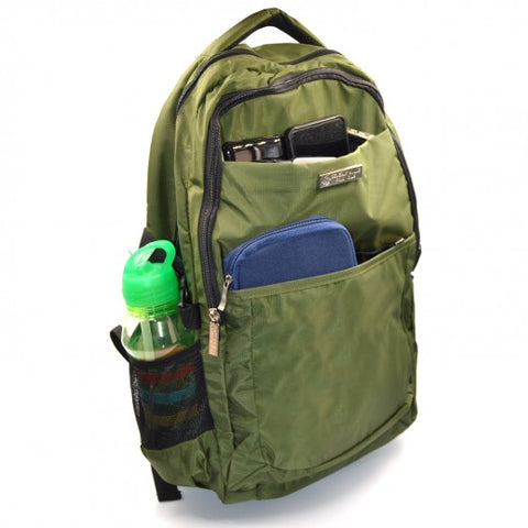 Polo Backpack Club Superior Soft Waterproof - 19 Inch - Black / Green