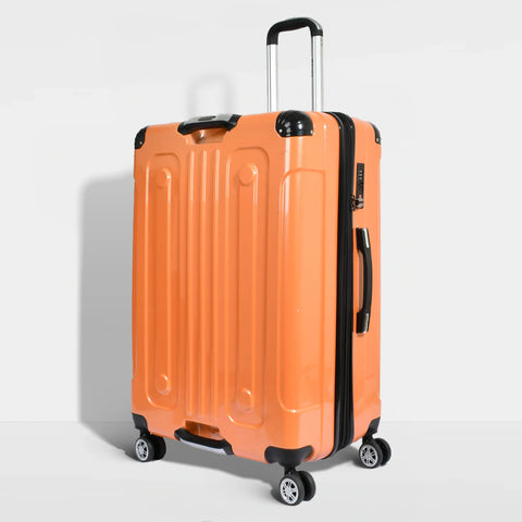 Smart Polo, 3-Piece Luggage Set – ABS Expandable Suitcases (28"/24"/20")