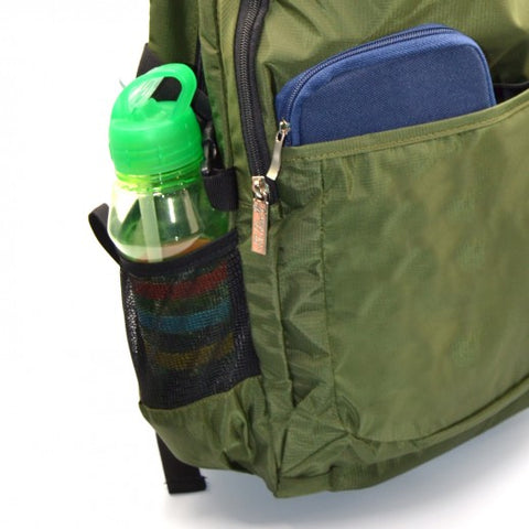 Polo Backpack Club Superior Soft Waterproof - 19 Inch - Black / Green