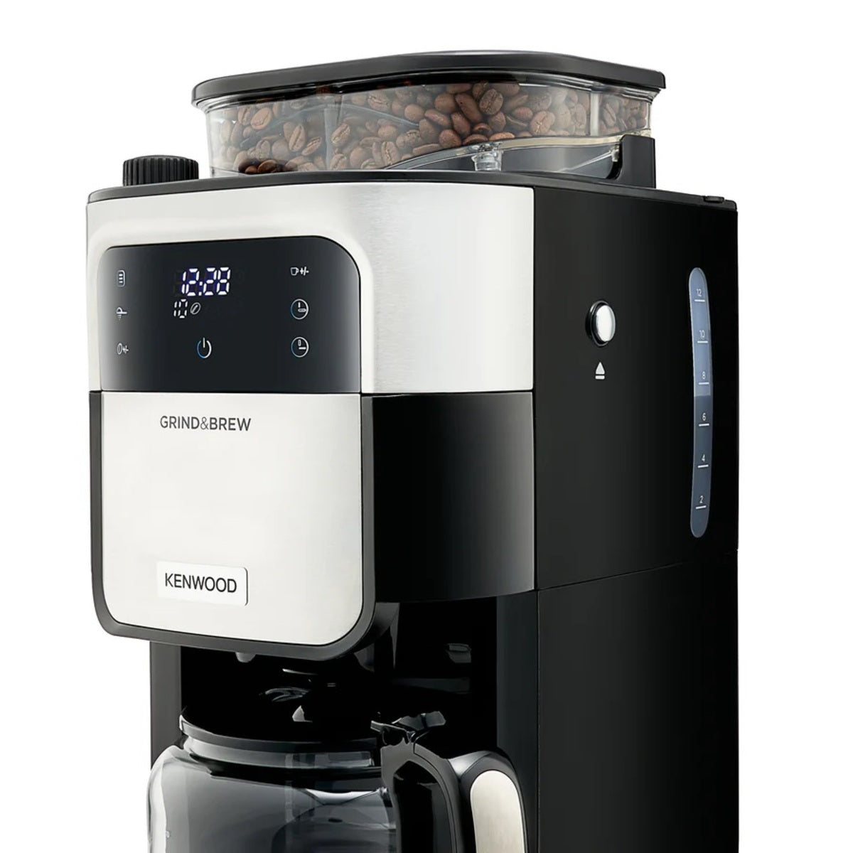 Kenwood Grind and Brew Coffee Maker 1.5L with Built-In Grinder – Black